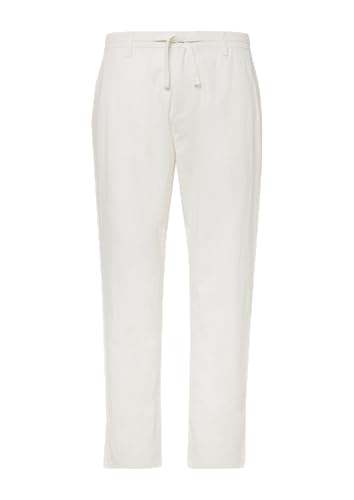 s.Oliver Detroit: Relaxed-Fit-Chino aus Leinenmix mit Elastikbund weiß 32/32 s.Oliver Detroit: Relaxed-Fit-Chino aus Leinenmix mit Elastikbund weiß 32/32 von s.Oliver
