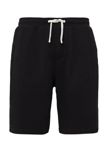 s.Oliver Detroit: Sweat-Bermuda mit Flammgarnstruktur im Relaxed Fit schwarz XL von s.Oliver