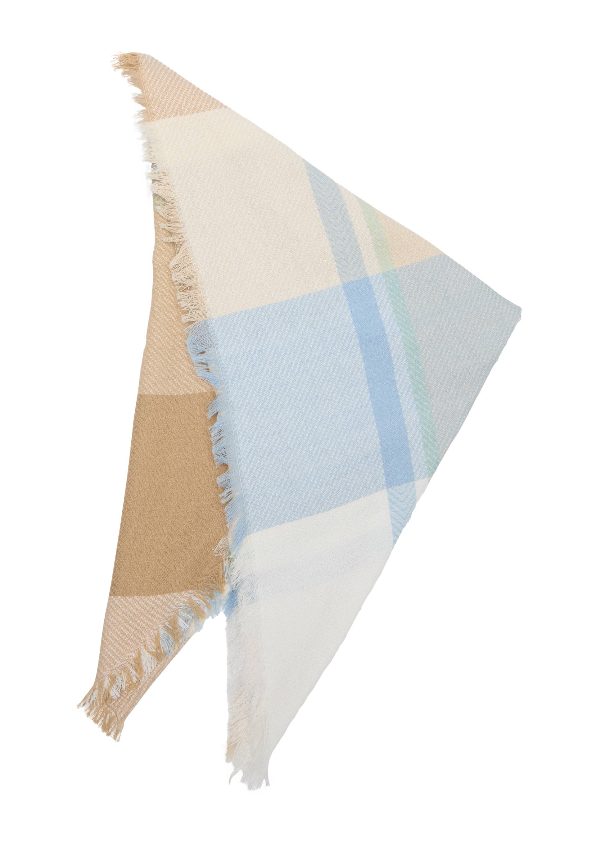 s.Oliver - Dreieckiger Schal aus Viskosemix mit Karomuster, Damen, braun s.Oliver - Dreieckiger Schal aus Viskosemix mit Karomuster, Damen, braun von s.Oliver