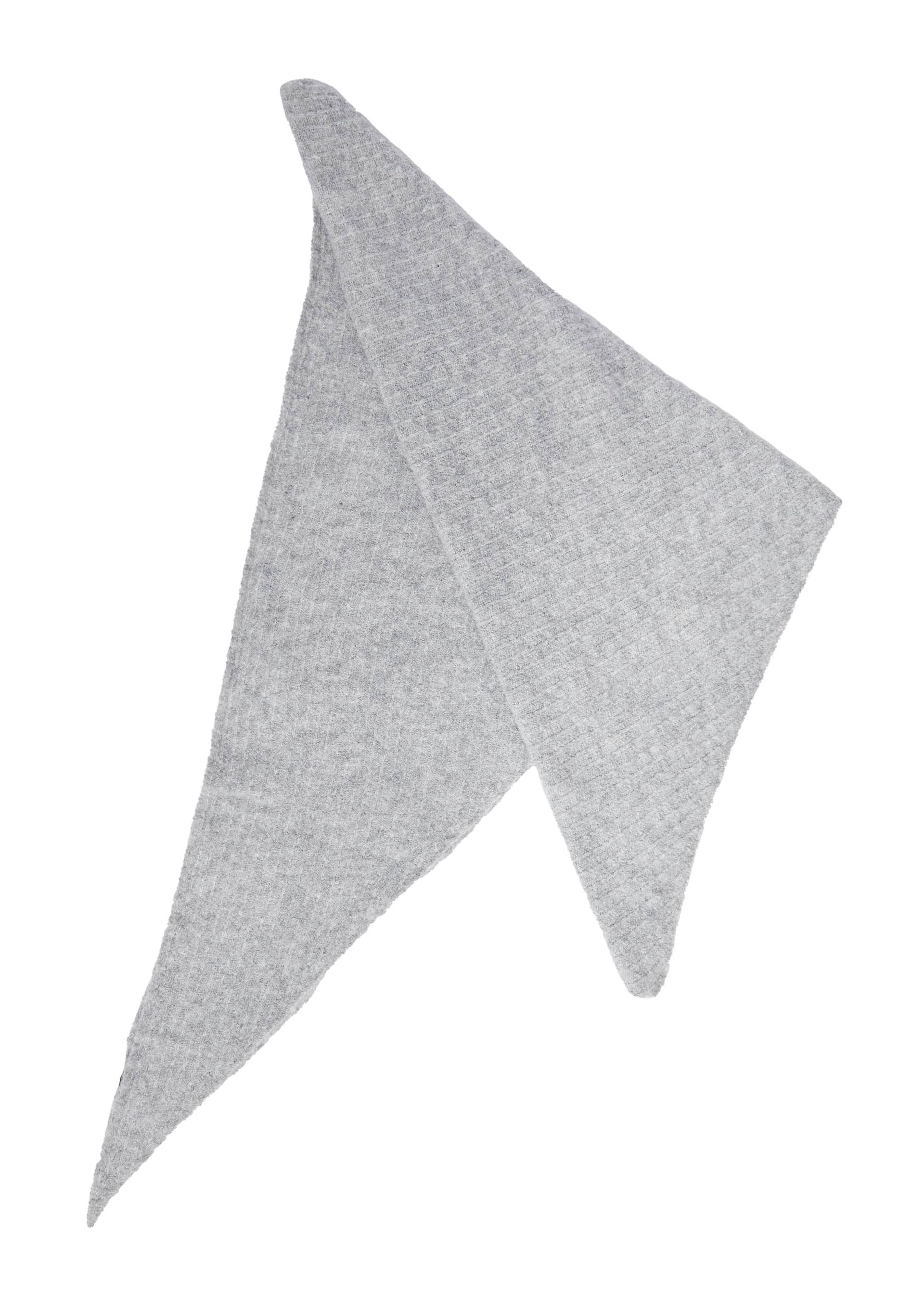 s.Oliver - Dreieckstuch aus Bouclé, Damen, grau von s.Oliver