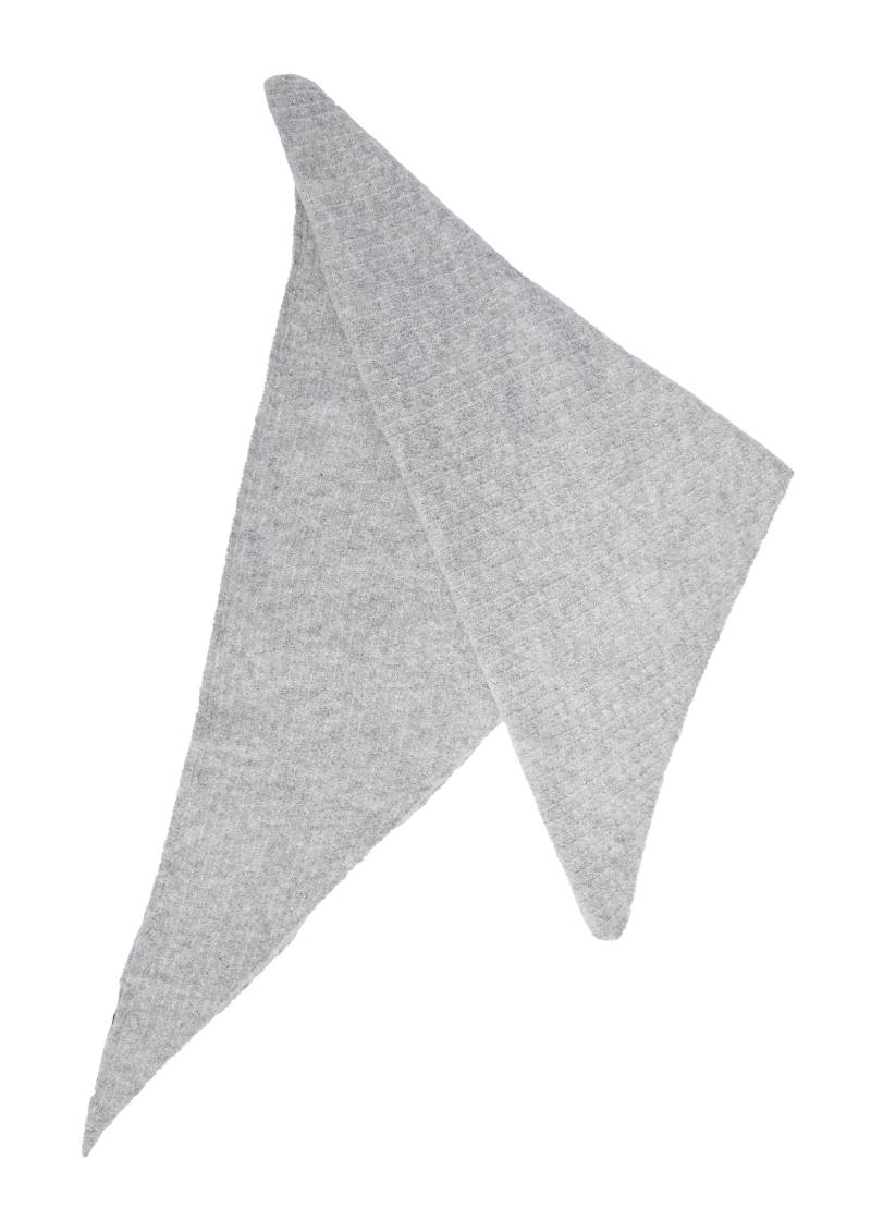 s.Oliver - Dreieckstuch aus Bouclé, Damen, grau von s.Oliver