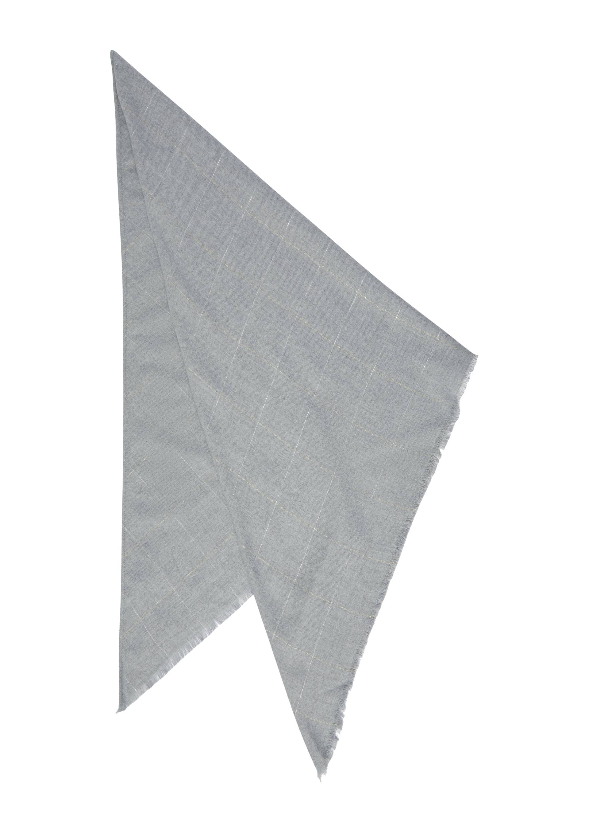 s.Oliver - Dreieckstuch mit dezentem Glitzergarn, Damen, grau von s.Oliver
