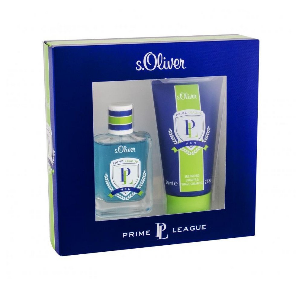 s.Oliver Duft-Set Prime League Man EDT Parfüm Spray 30 ml Duschgel / Shampoo 75 ml, 2-tlg., Duft Showergel Beautyset Kosmetik Parfum Spray intensiv Set Beauty von s.Oliver