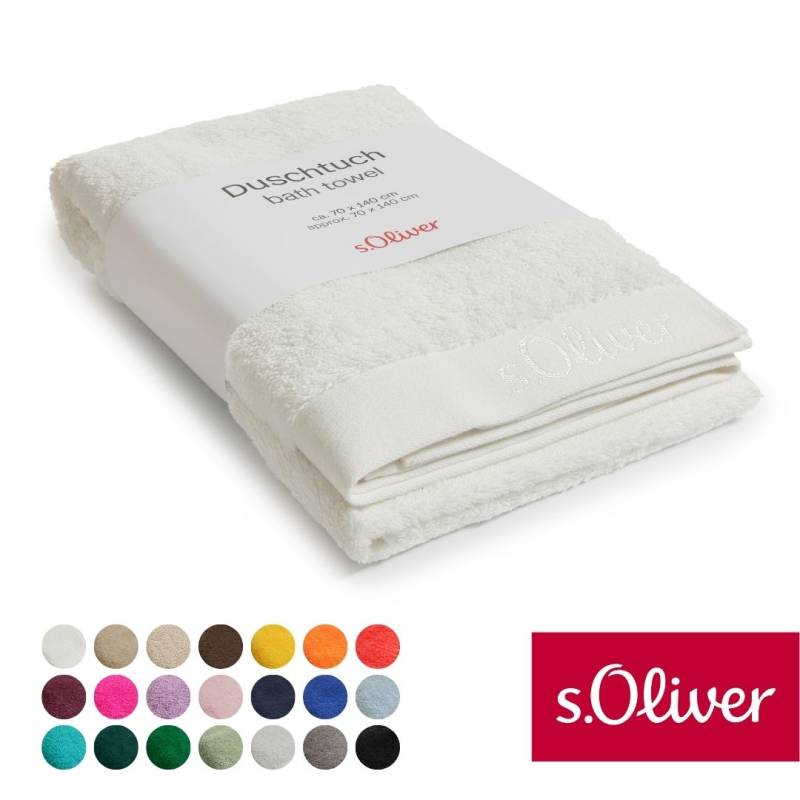 s.Oliver Duschtuch "s.Oliver, Premium Qualität, 600 gr/m², auch als Sets erhältlich" große Farbauswahl, auch als Handtuch, Waschhandschuh, Gästetuch von s.Oliver
