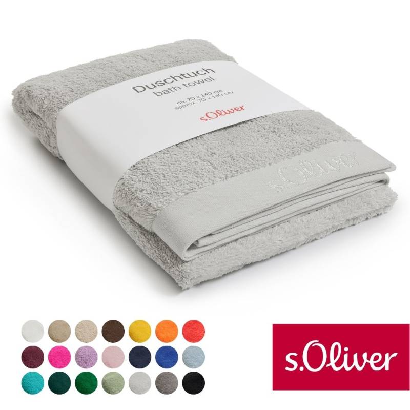 s.Oliver Duschtuch "s.Oliver, Premium Qualität, 600 gr/m², auch als Sets erhältlich" große Farbauswahl, auch als Handtuch, Waschhandschuh, Gästetuch von s.Oliver