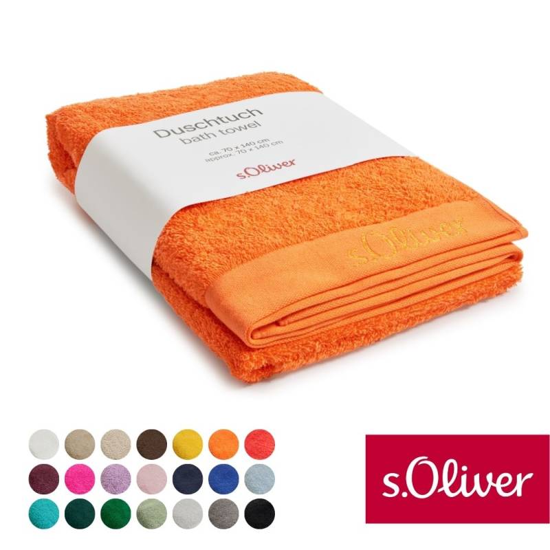 s.Oliver Duschtuch "s.Oliver, Premium Qualität, 600 gr/m², auch als Sets erhältlich" große Farbauswahl, auch als Handtuch, Waschhandschuh, Gästetuch von s.Oliver