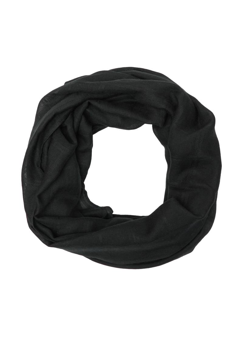 s.Oliver - Einfarbiger Loop-Schal, Damen, schwarz von s.Oliver