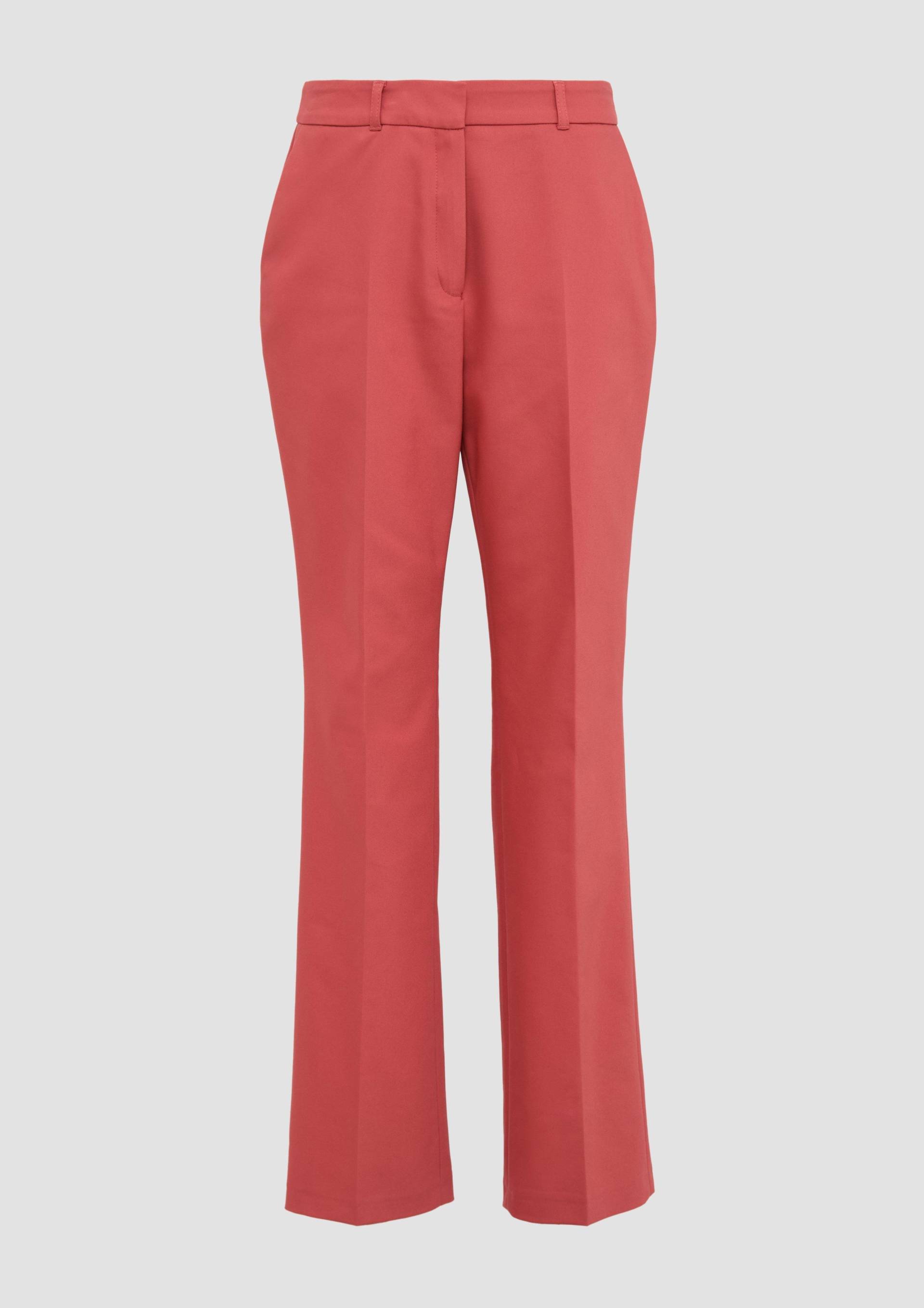 s.Oliver - Elegante Stoffhose mit Straight Leg, Damen, rot s.Oliver - Elegante Stoffhose mit Straight Leg, Damen, rot von s.Oliver