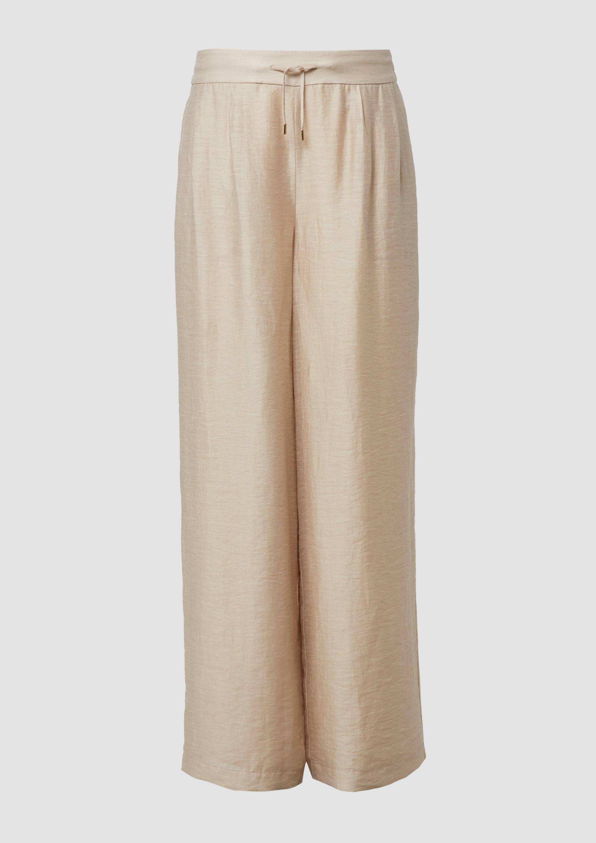 s.Oliver - Extra-Wide-Leg-Hose aus Leinenmix, Damen, Beige s.Oliver - Extra-Wide-Leg-Hose aus Leinenmix, Damen, Beige von s.Oliver