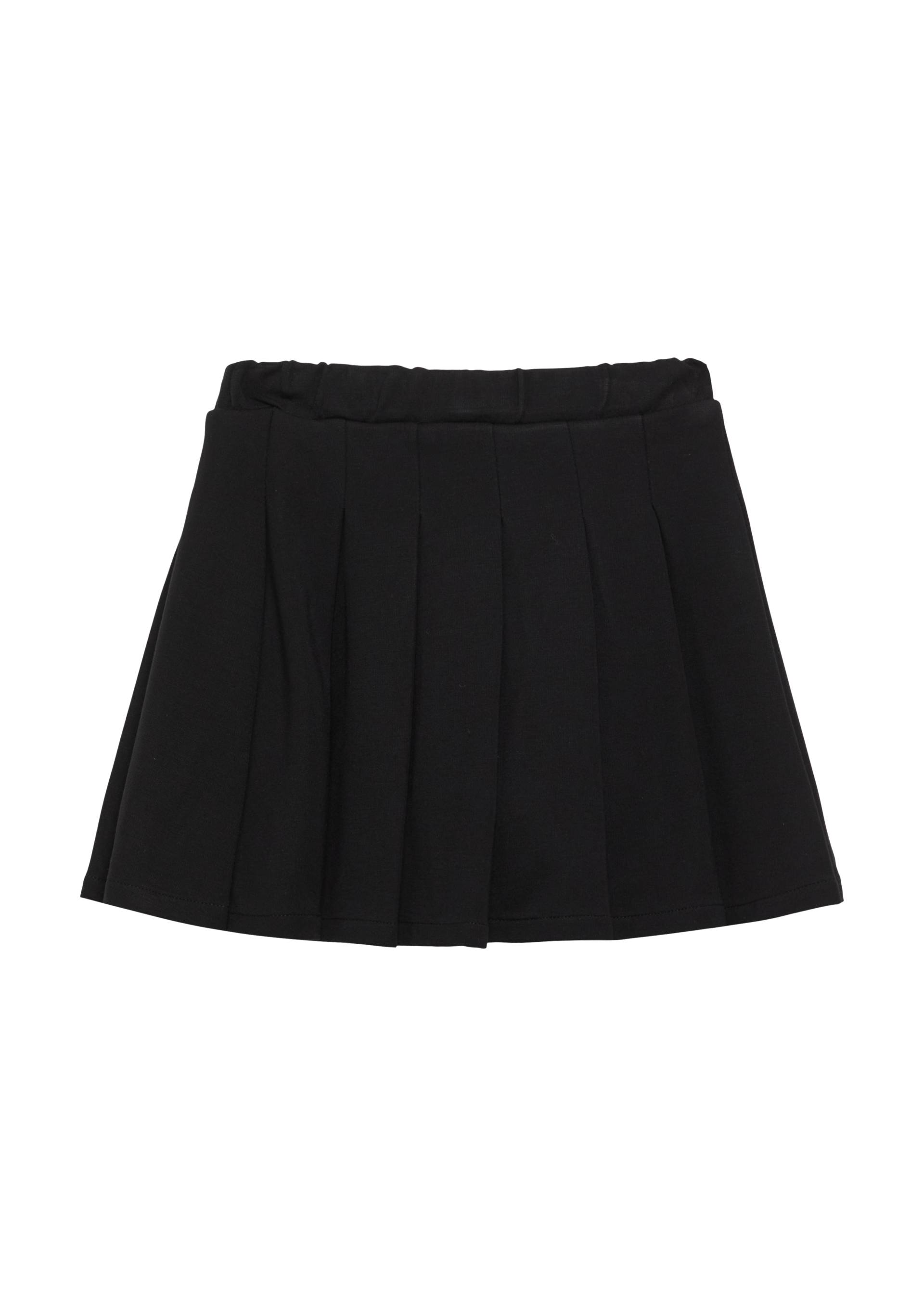 s.Oliver - Falten-Minirock aus Viskosemix, Kinder, schwarz von s.Oliver