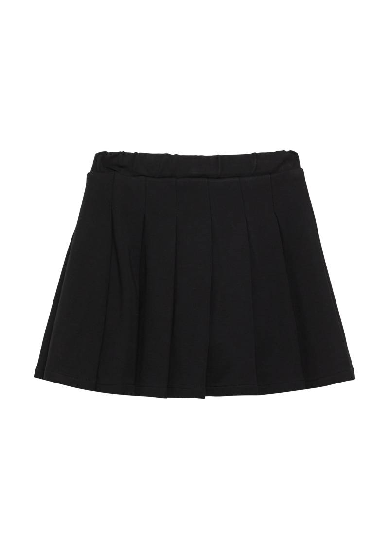 s.Oliver - Falten-Minirock aus Viskosemix, Kinder, schwarz von s.Oliver