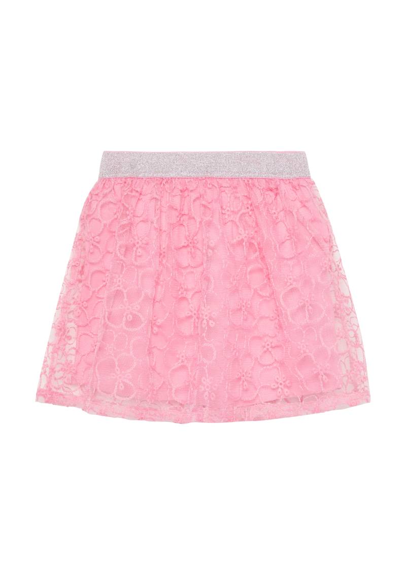 s.Oliver - Festlicher Spitzenrock mit Glitzerbund, Kinder, Rosa von s.Oliver