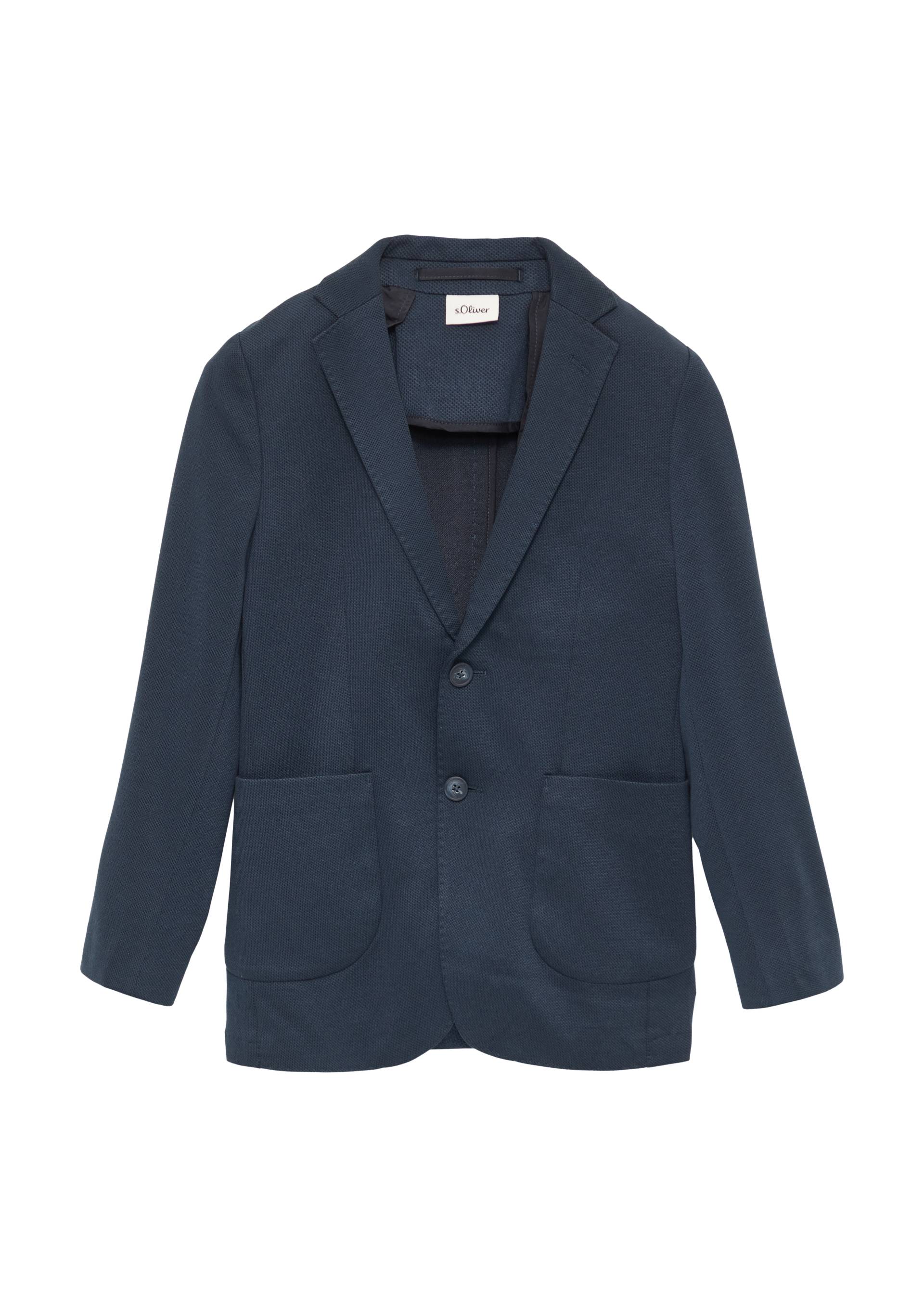 s.Oliver - Festliches Sakko mit aufgesetzten Taschen, Jungen, blau von s.Oliver