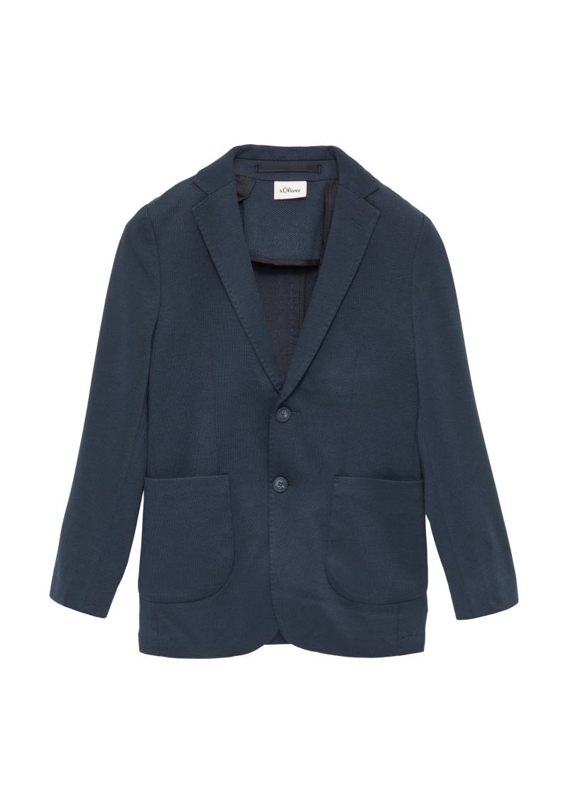 s.Oliver - Festliches Sakko mit aufgesetzten Taschen, Jungen, blau von s.Oliver