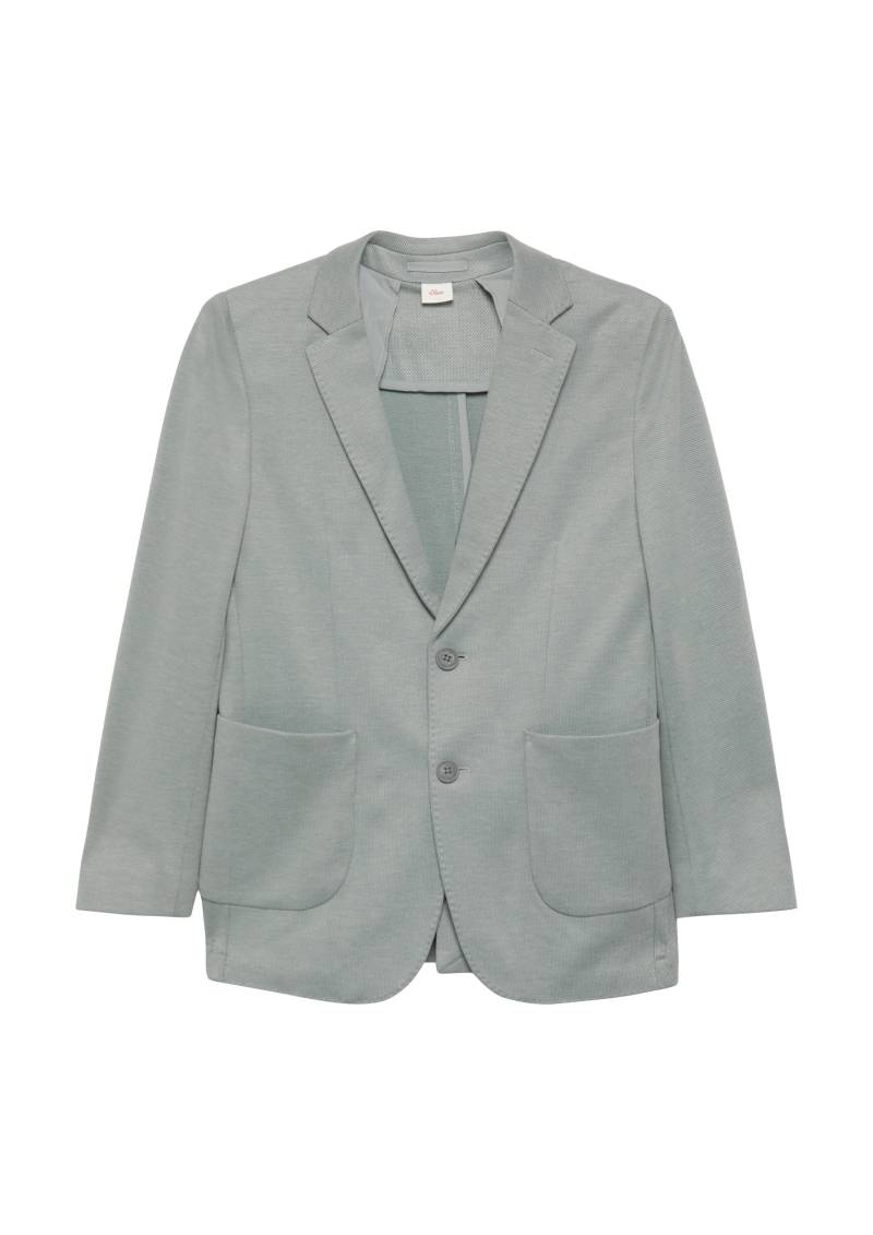 s.Oliver - Festliches Sakko mit aufgesetzten Taschen, Jungen, grau s.Oliver - Festliches Sakko mit aufgesetzten Taschen, Jungen, grau von s.Oliver