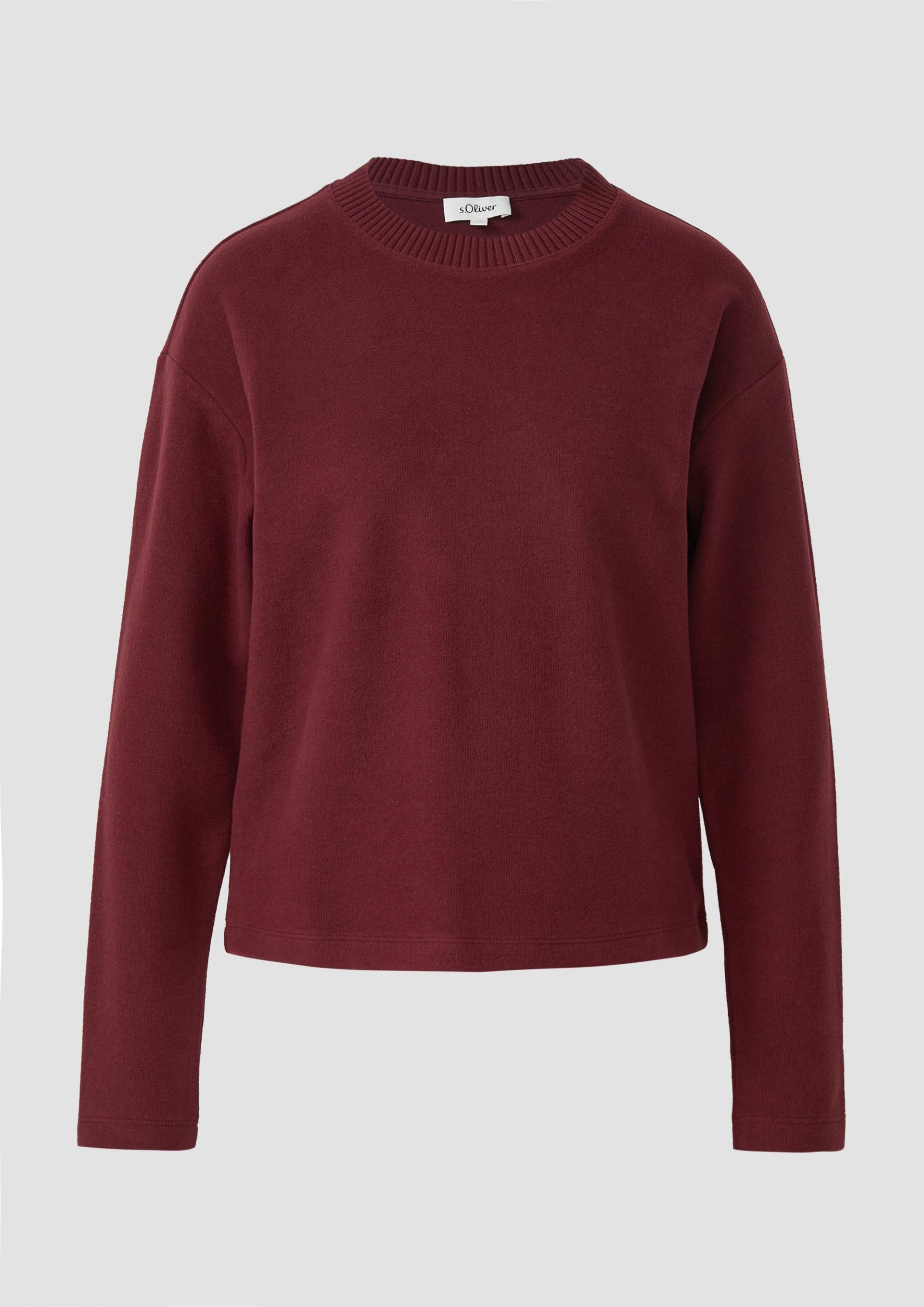 s.Oliver - Flauschiges Sweatshirt, Damen, rot s.Oliver - Flauschiges Sweatshirt, Damen, rot von s.Oliver