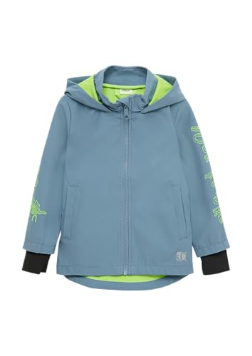 s.Oliver Funktionale Softshelljacke mit Jerseyfutter und dekorativem Reflektor-Detail blassblau 128 von s.Oliver