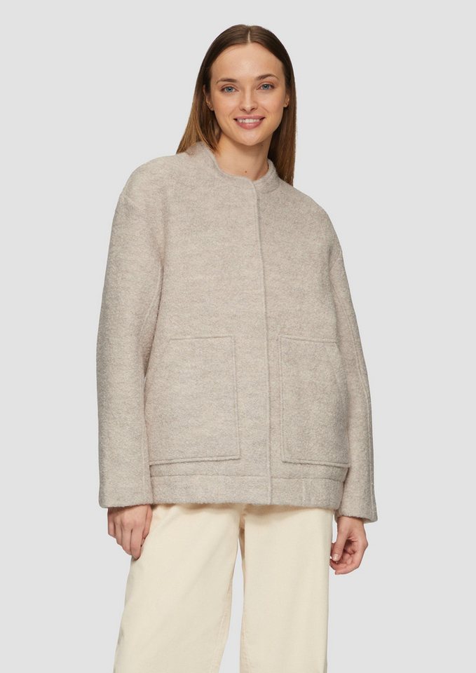 s.Oliver Funktionsjacke Bouclé-Bomberjacke aus Wollmix von s.Oliver