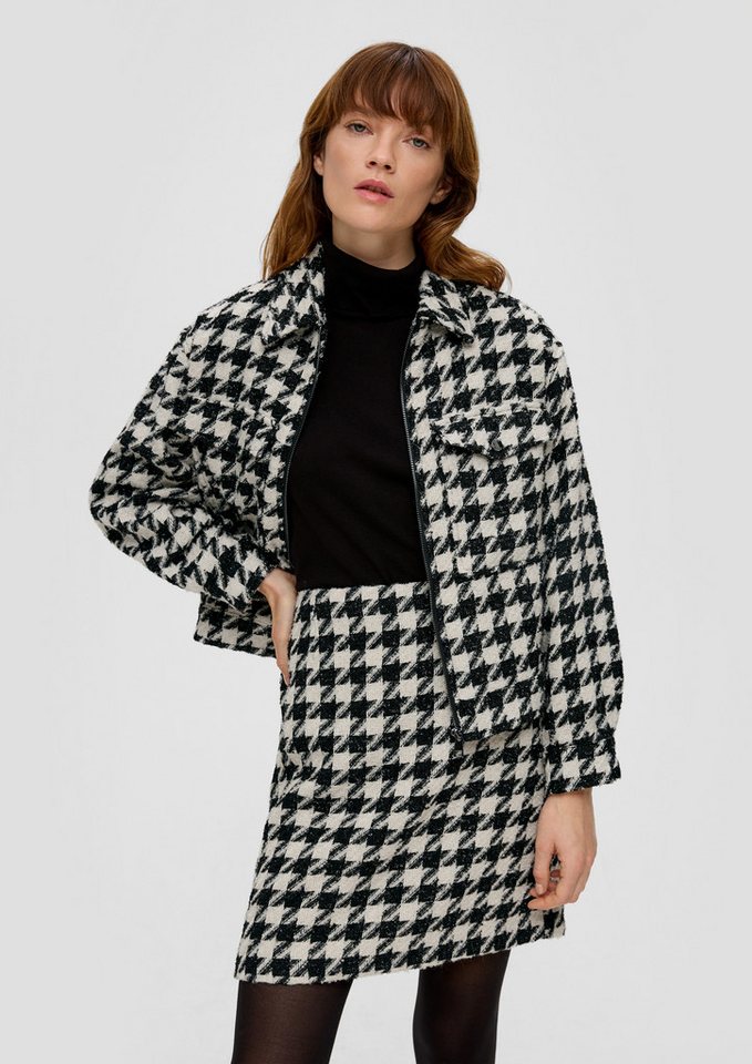 s.Oliver Funktionsjacke Indoor-Jacke Jacke mit Webmuster und Metallic-Effekt von s.Oliver