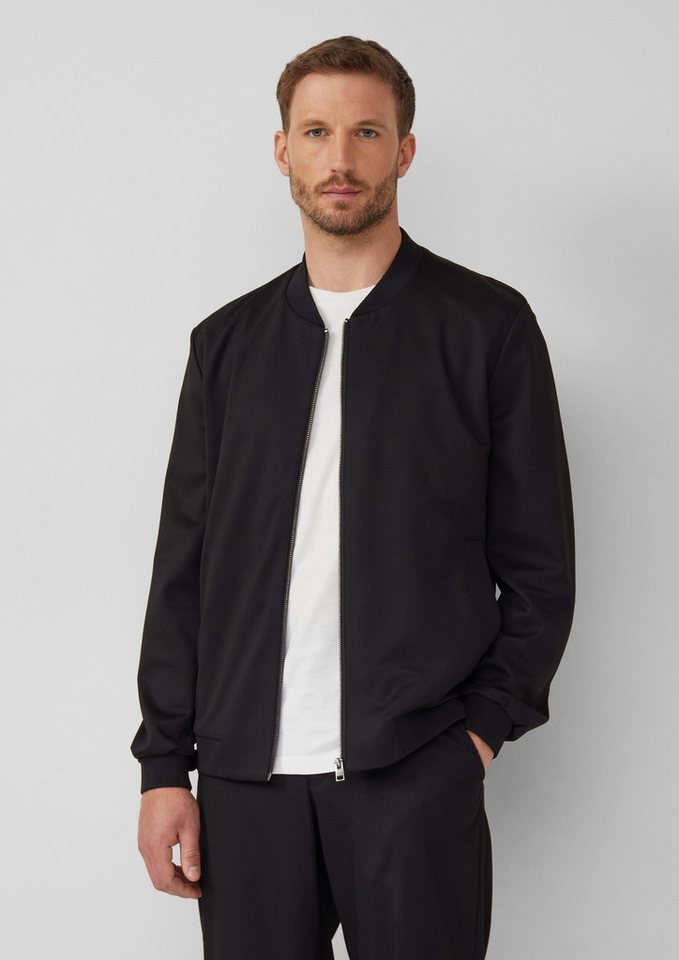 s.Oliver Funktionsjacke Indoor-Jacke S.OJOGG s.O JOGG: Bomberjacke aus Interlock-Jersey von s.Oliver