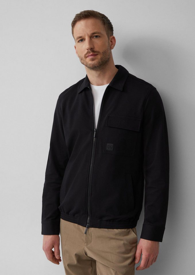 s.Oliver Funktionsjacke Indoor-Jacke Sportive Jacke aus hochwertigem Baumwollstretch von s.Oliver