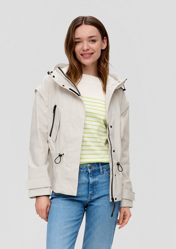 s.Oliver Funktionsjacke Outdoor-Jacke Outdoor-Jacke mit abnehmbaren Ärmeln von s.Oliver