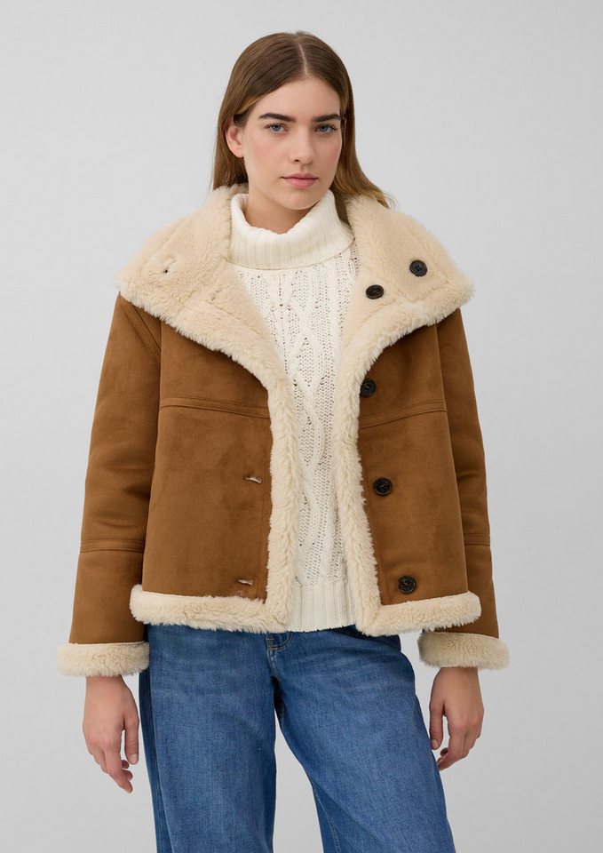s.Oliver Funktionsjacke Wendejacke mit Teddyplüsch s.Oliver Funktionsjacke Wendejacke mit Teddyplüsch von s.Oliver