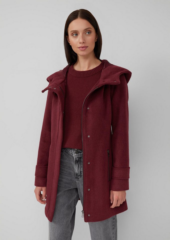 s.Oliver Funktionsmantel Wollmix-Mantel im Slim Fit mit Gürtel von s.Oliver
