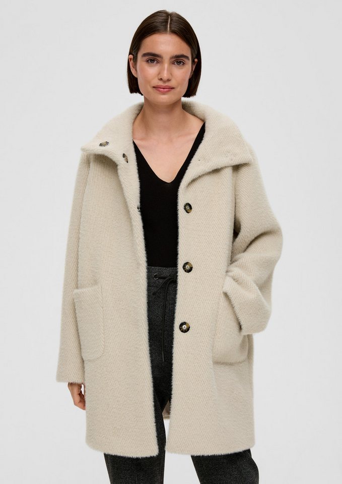 s.Oliver Funktionsmantel Outdoor-Mantel Mantel mit Herringbone-Muster von s.Oliver