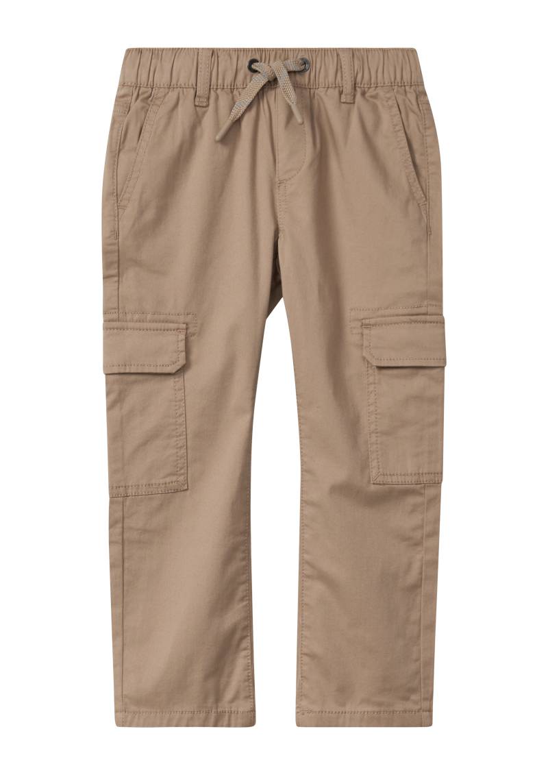 s.Oliver - Gefütterte Cargohose Pelle / Regular Fit / Mid Rise / Straight Leg, Kinder, braun von s.Oliver