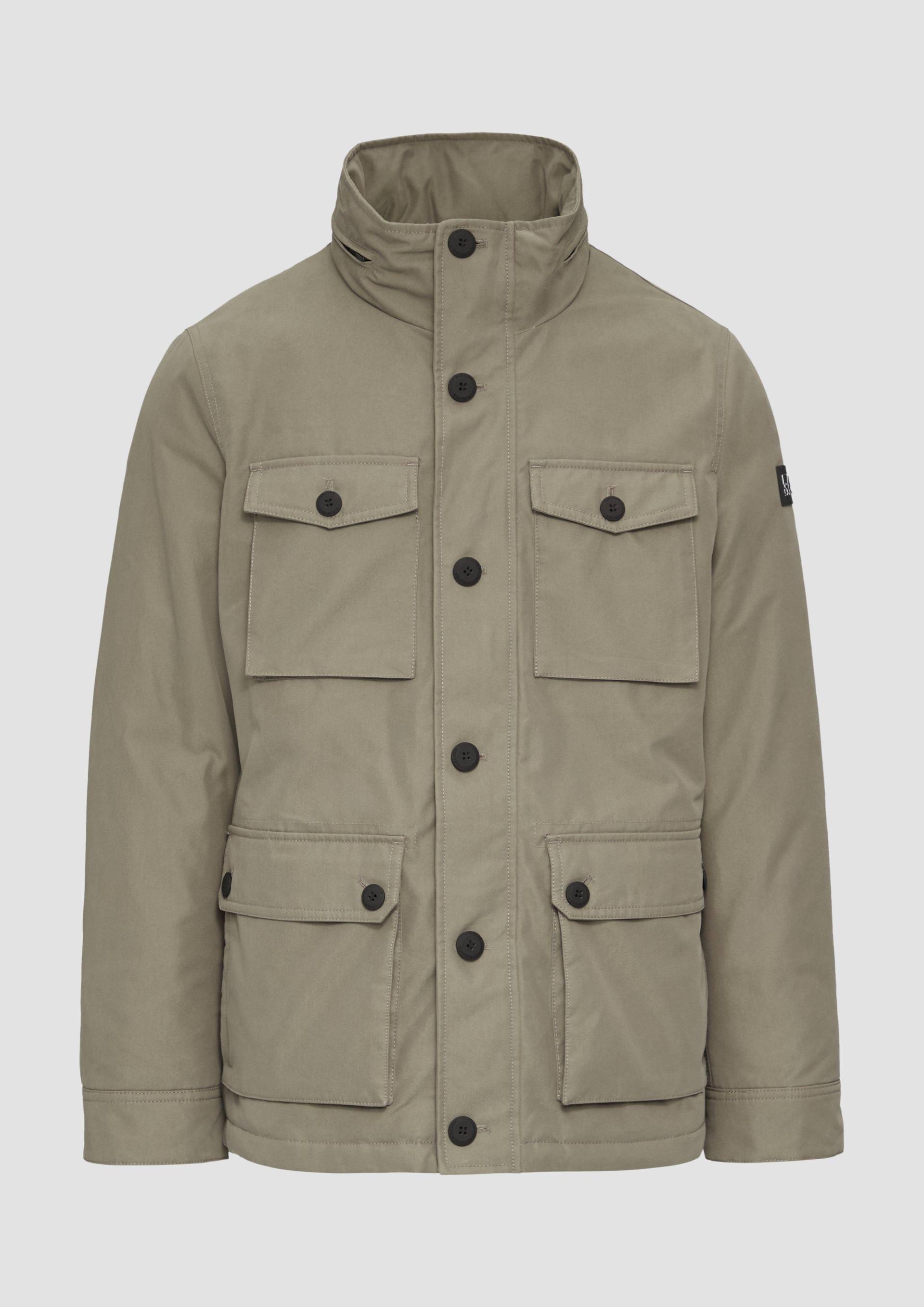 s.Oliver - Gefütterte Jacke mit aufgesetzten Taschen im Utility-Stil, Herren, Grün von s.Oliver