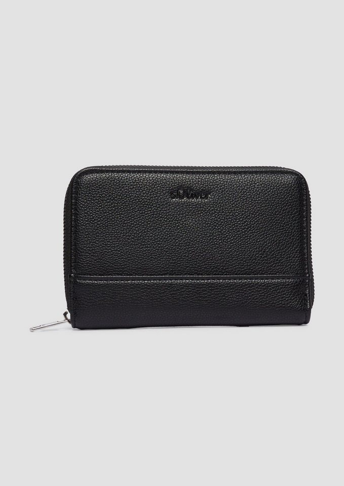 s.Oliver Geldbörse Portemonnaie (1-tlg), Portemonnaie aus Lederimitat mit Logo-Prägung von s.Oliver