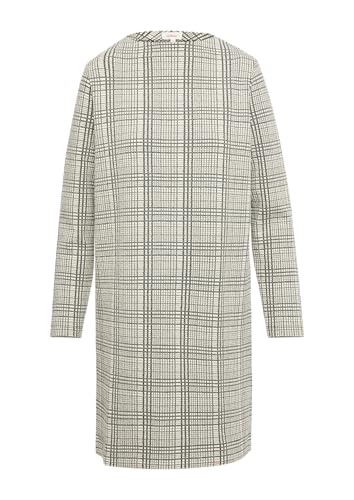 s.Oliver Gemustertes Sweat-Kleid mit Turtleneck Ecru 48 von s.Oliver