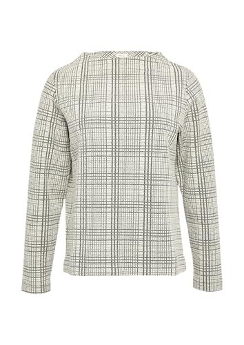 s.Oliver Gemustertes Sweatshirt mit Turtleneck Ecru 38 von s.Oliver