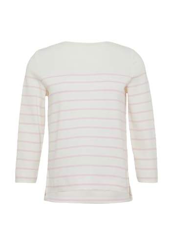 s.Oliver Geringeltes Sweatshirt mit U-Boot-Ausschnitt zartrosa 46 von s.Oliver