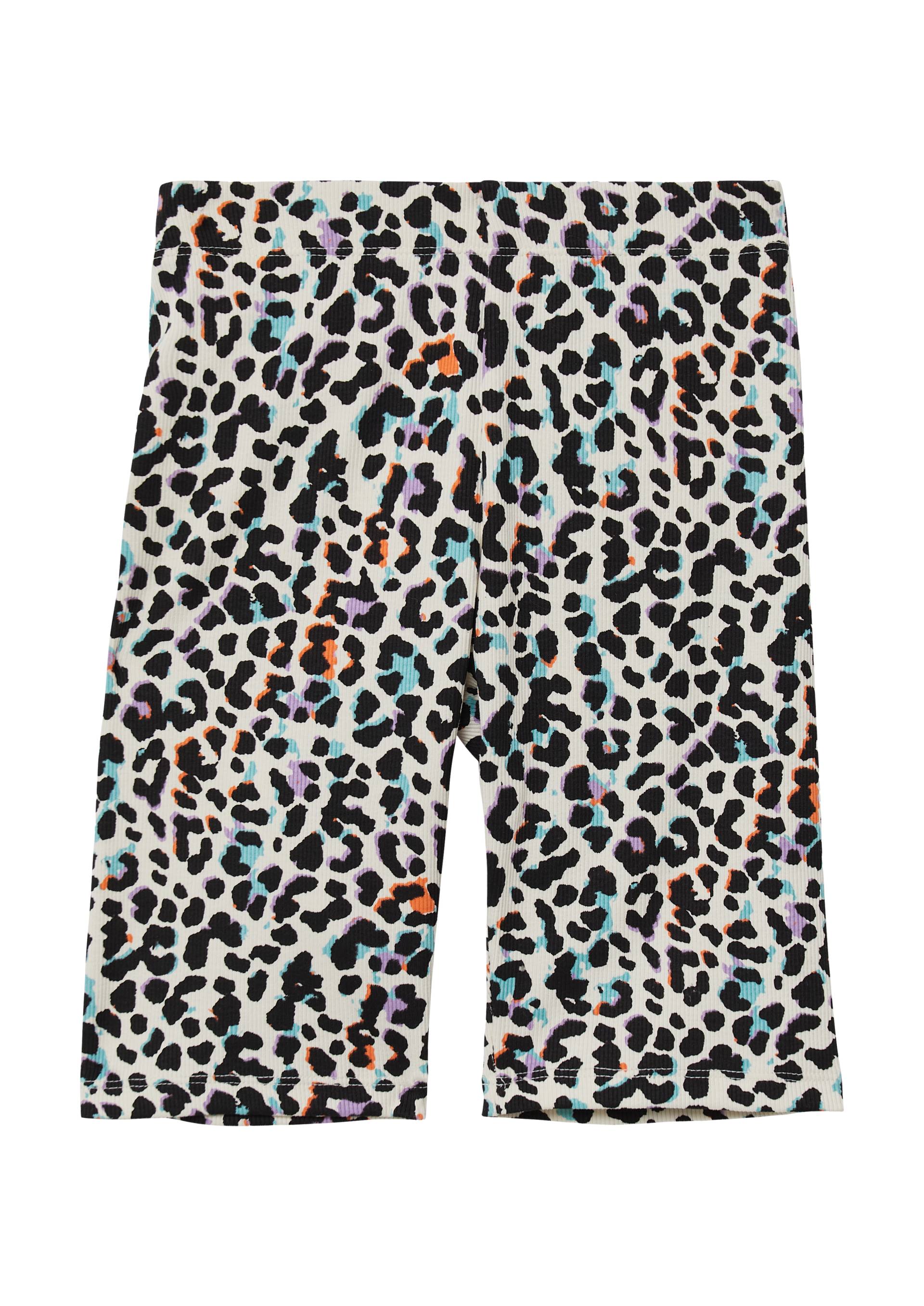 s.Oliver - Gerippte Radlerhose mit Elastikbund, Mädchen, creme von s.Oliver