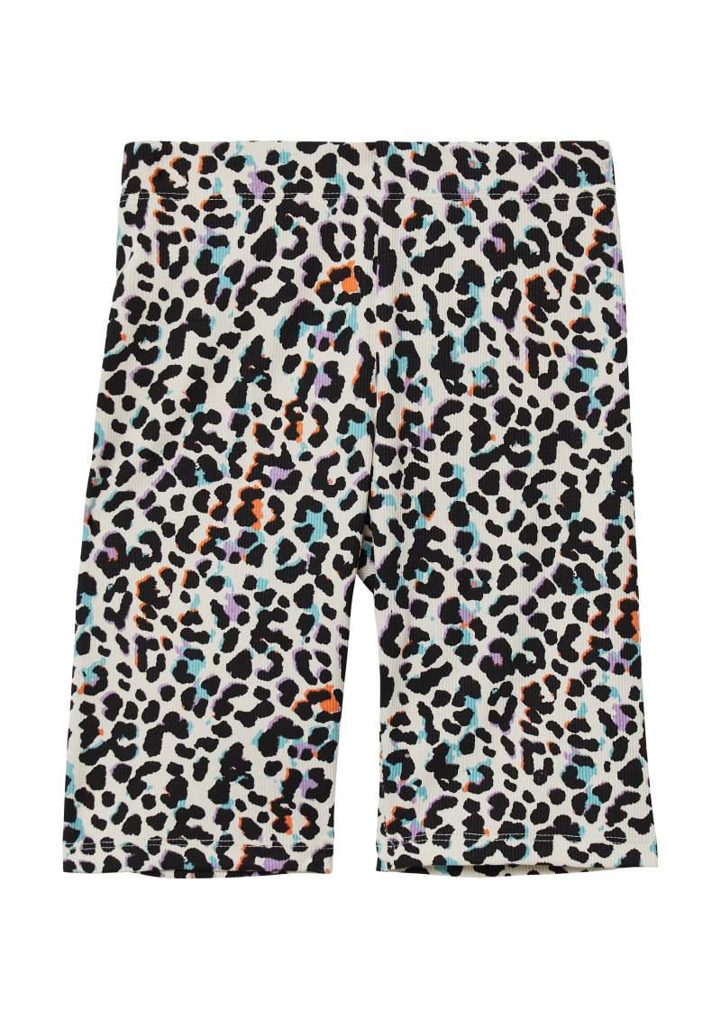 s.Oliver - Gerippte Radlerhose mit Elastikbund, Mädchen, creme von s.Oliver