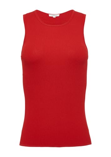 s.Oliver Geripptes Feinstrick-Top im Slim Fit rot 42 von s.Oliver