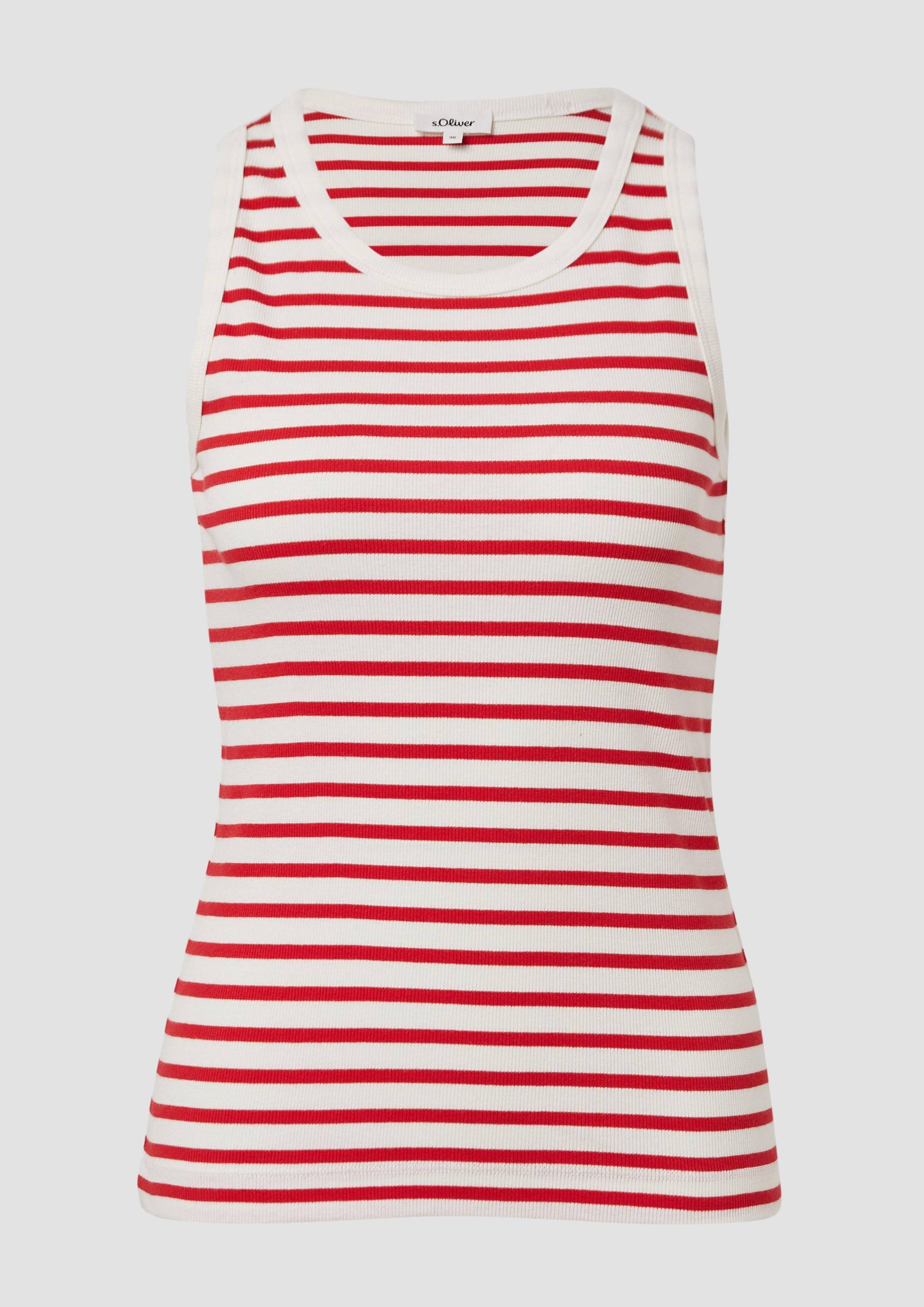 s.Oliver - Slim-Fit-Top mit Rippstruktur, Damen, rot s.Oliver - Slim-Fit-Top mit Rippstruktur, Damen, rot von s.Oliver