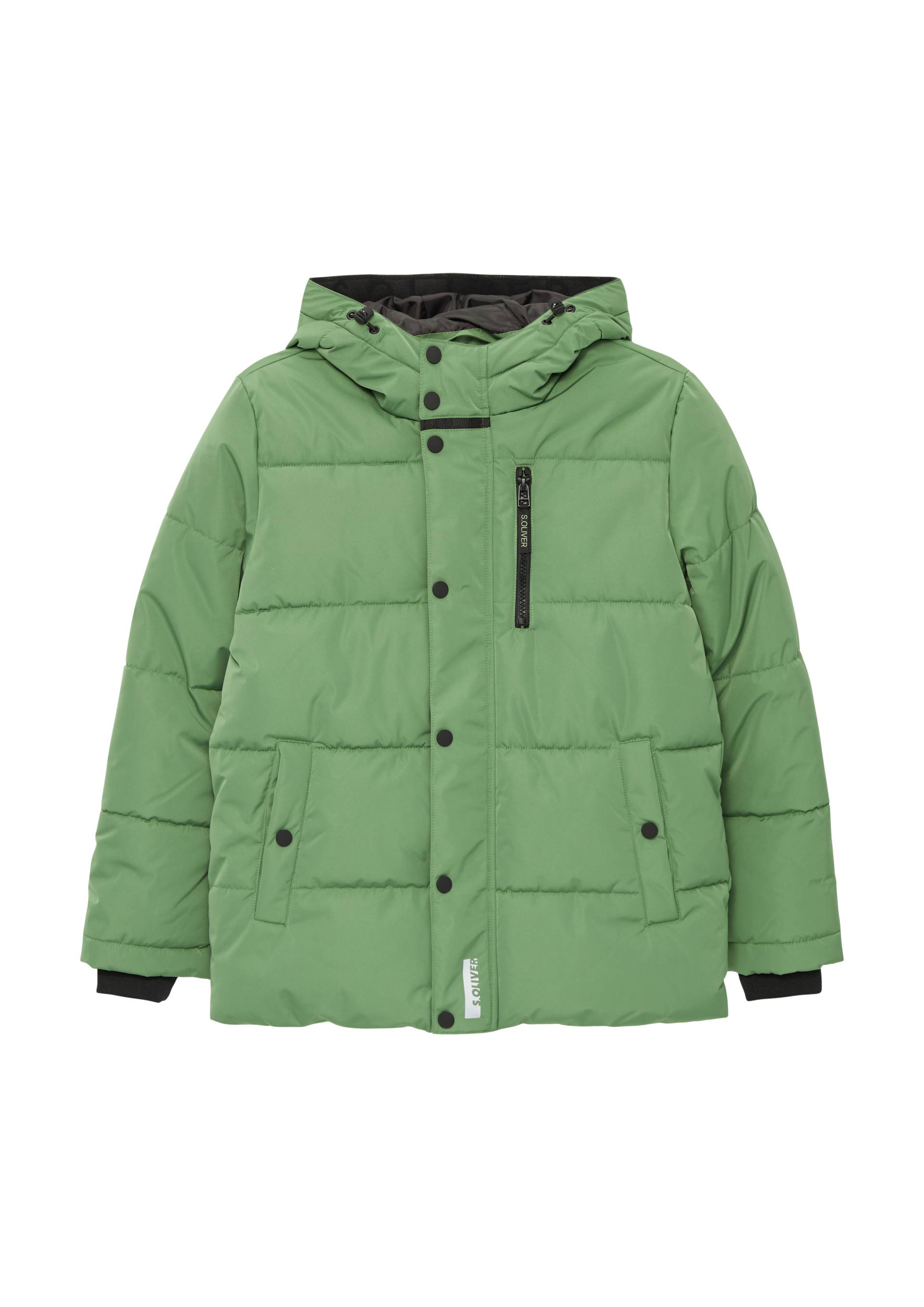 s.Oliver - Gesteppte Jacke mit Fleecefutter und verstellbarem Saum, Jungen, grün von s.Oliver