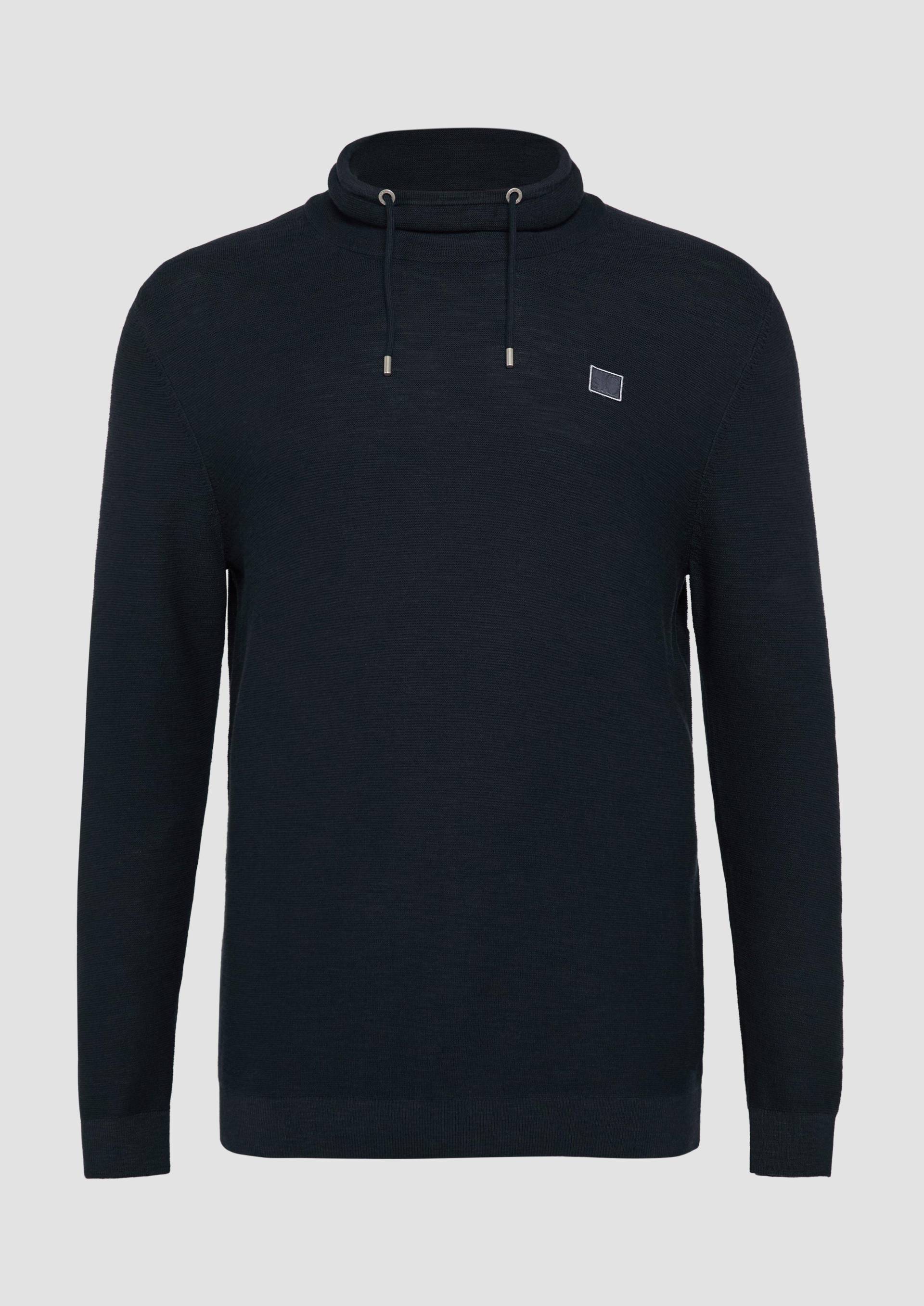 s.Oliver - Strickpullover mit Schalkragen, Herren, blau s.Oliver - Strickpullover mit Schalkragen, Herren, blau von s.Oliver