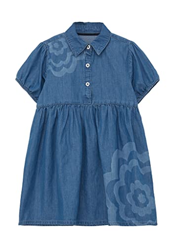 s.Oliver Girl's 2127783 Kleid, kurz, Blue, 122 von s.Oliver