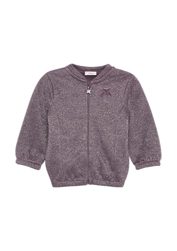 s.Oliver Glitzernde Sweatjacke mit Sternchen-Reißverschluss Flieder 86 von s.Oliver