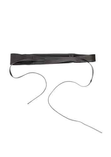 s.Oliver Gürtel aus Lederimitat mit Bindeband schwarz M von s.Oliver