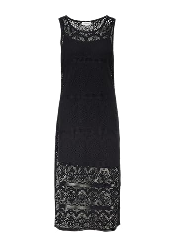 s.Oliver Häkel-Kleid mit Jerseyfutter schwarz 34 von s.Oliver