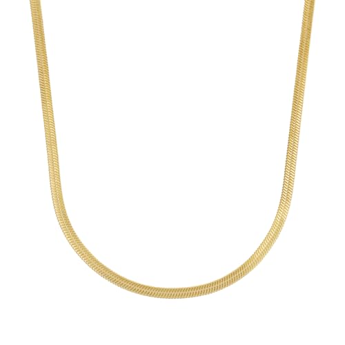 s.Oliver Halskette Edelstahl Damen Halsschmuck, 42+3 cm, Gold, Kommt in Schmuck Geschenk Box, 2037988 von s.Oliver