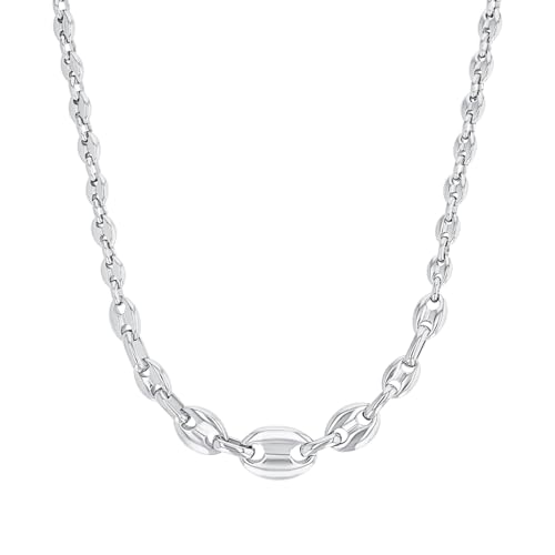 s.Oliver Halskette Edelstahl Damen Halsschmuck, 42+3 cm, Silber, Kommt in Schmuck Geschenk Box, 2034941 von s.Oliver