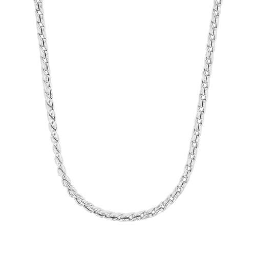 s.Oliver Halskette Edelstahl Damen Halsschmuck, 42+3 cm, Silber, Kommt in Schmuck Geschenk Box, 2035760 von s.Oliver