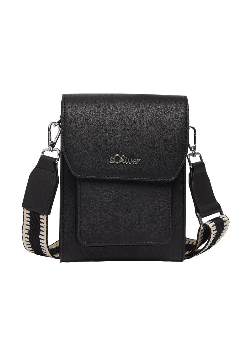 s.Oliver - Handliche Mini-Bag mit Smartphone-Fach und Magnetverschluss, Damen, schwarz von s.Oliver