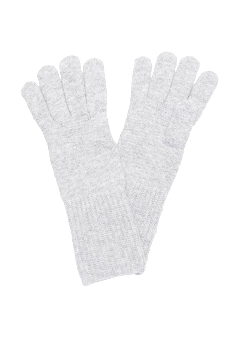 s.Oliver - Handschuhe in Woll-Optik, Damen, grau von s.Oliver